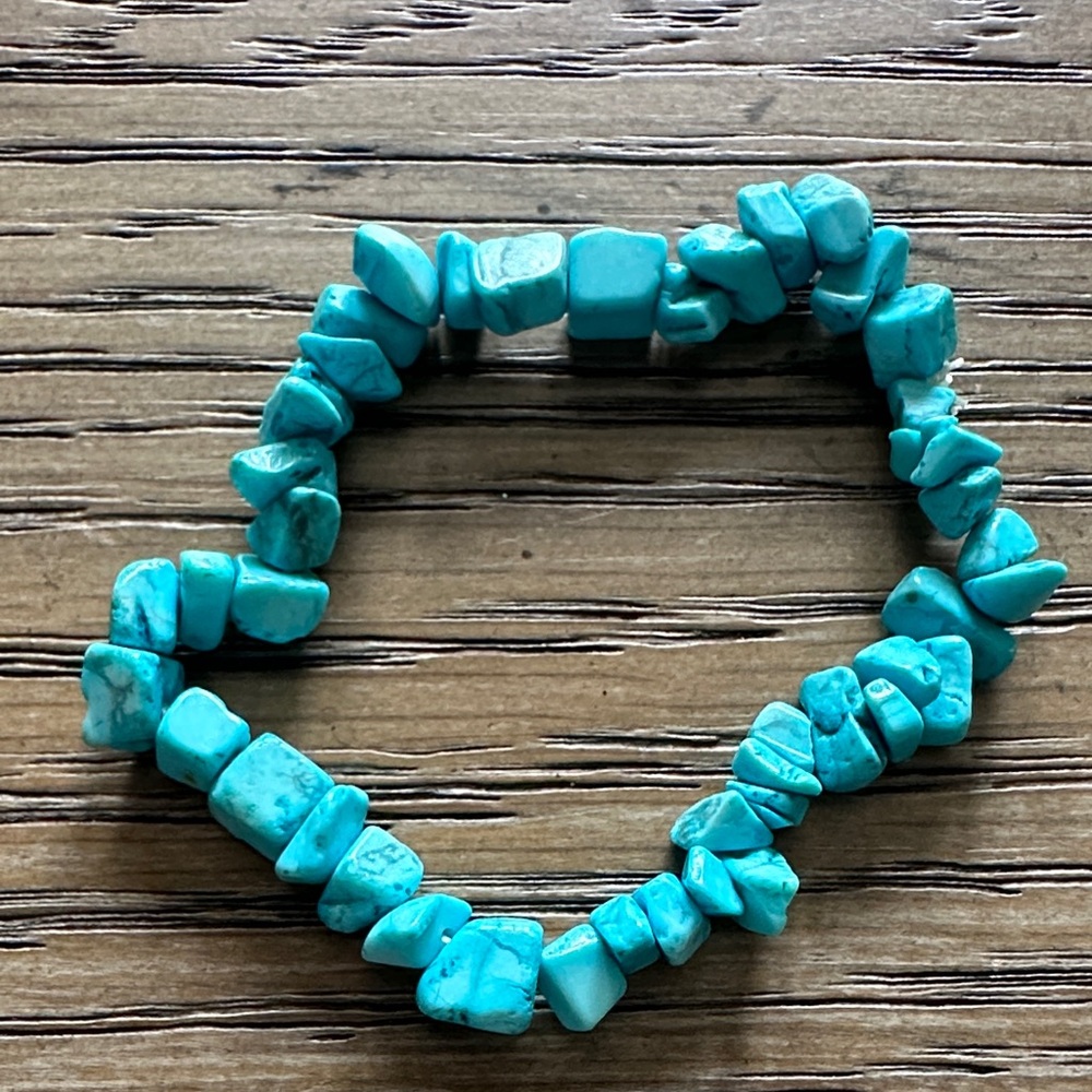 Colorful Stone Chip Bracelets Set - Picture 8 of 9